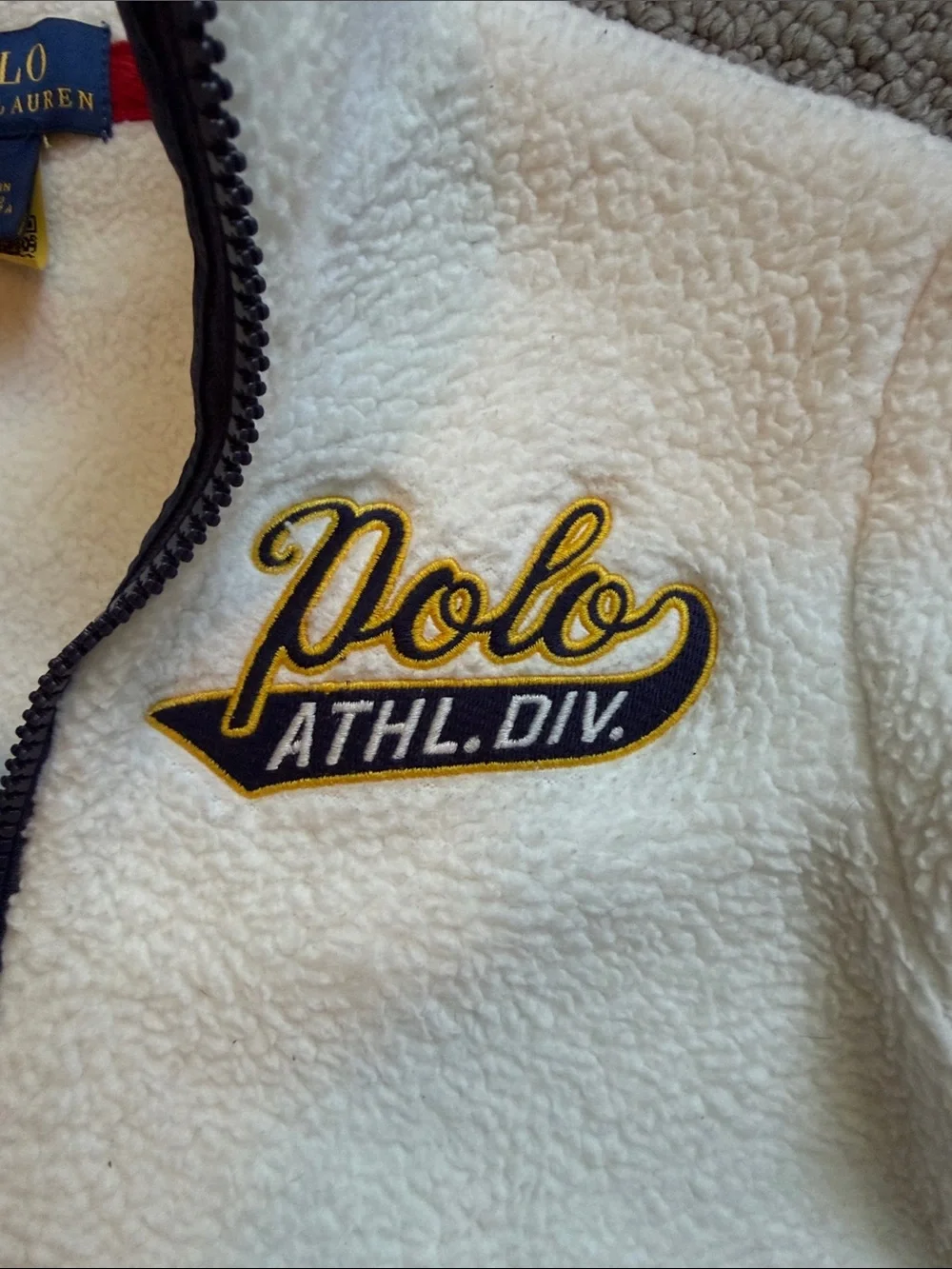 Polo Ralph Lauren cozy cream